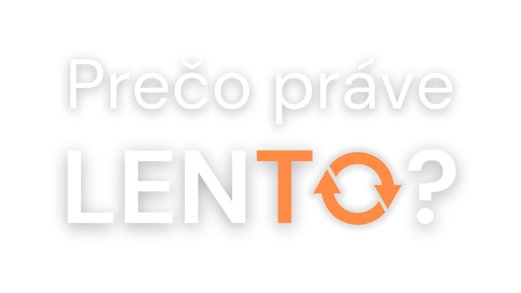 Prečo práve LENTO - logo